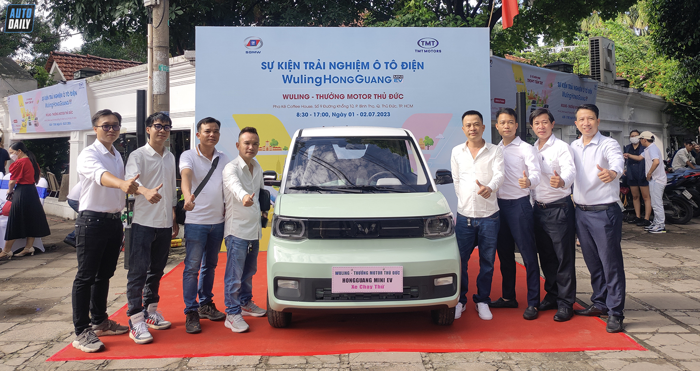 Đại lý Wuling – Thưởng Motor Thủ Đức HCM tổ chức lái thử xe điện Hongguang Mini EV